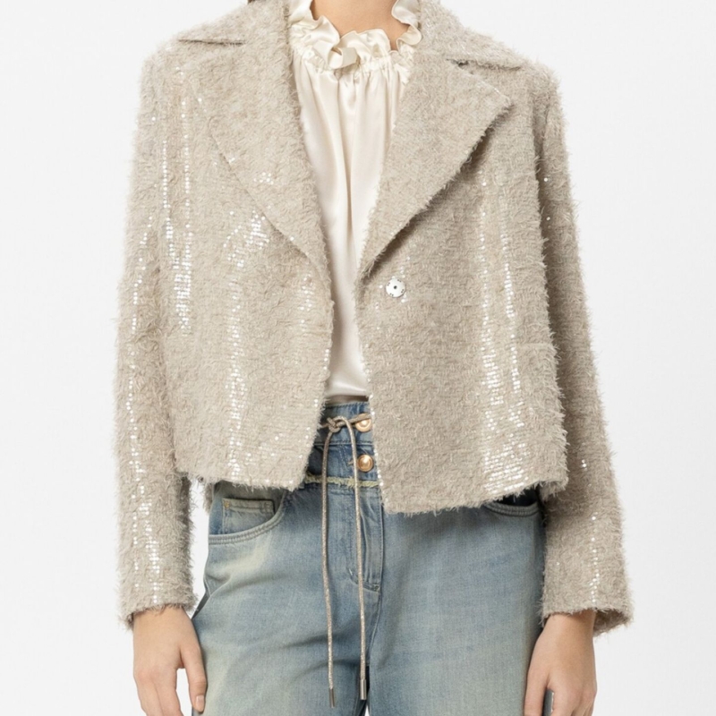 Pailletten-Cabanjacke