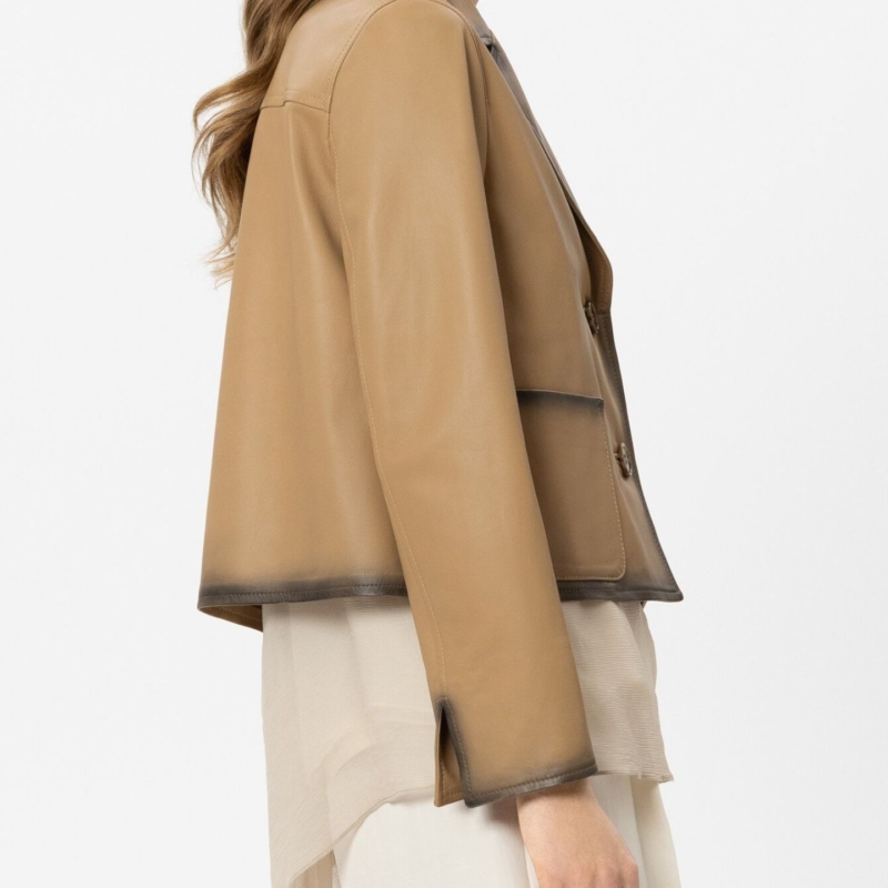 Lammnappa-Blazerjacke