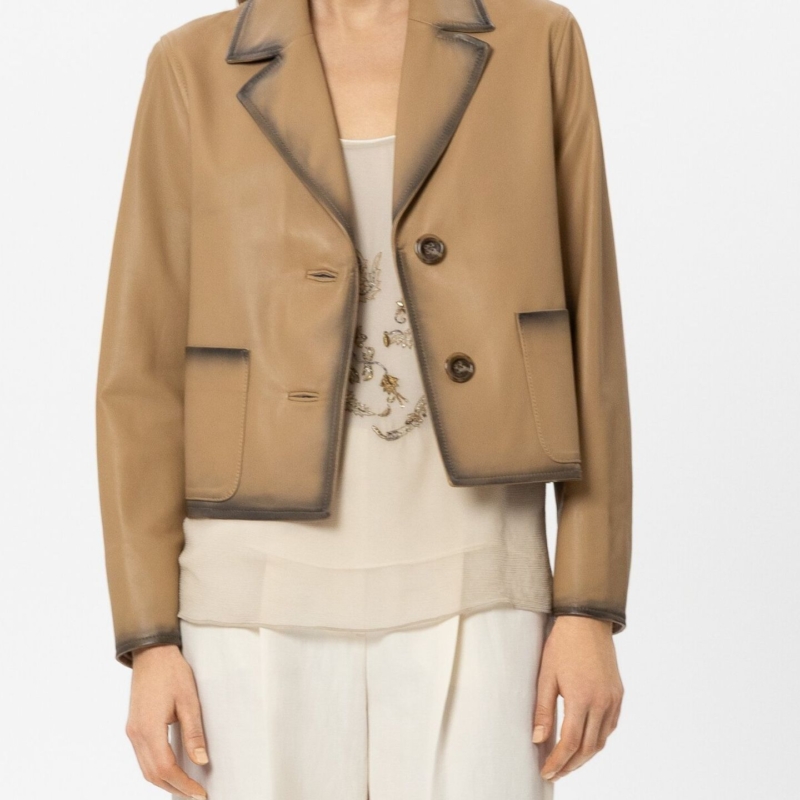 Lammnappa-Blazerjacke