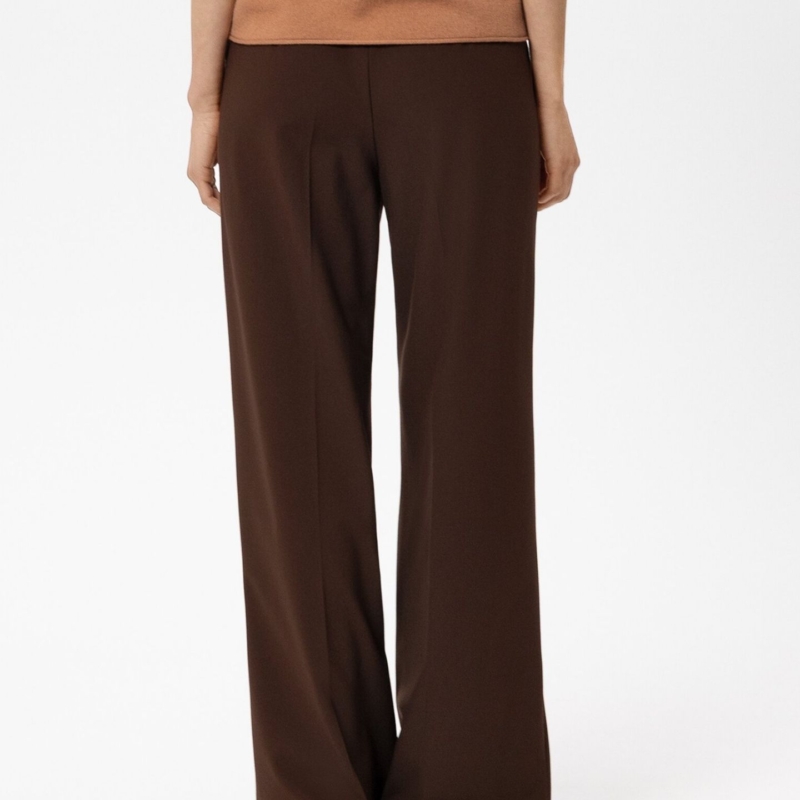 Wideleg-Pants mit Bundfalten