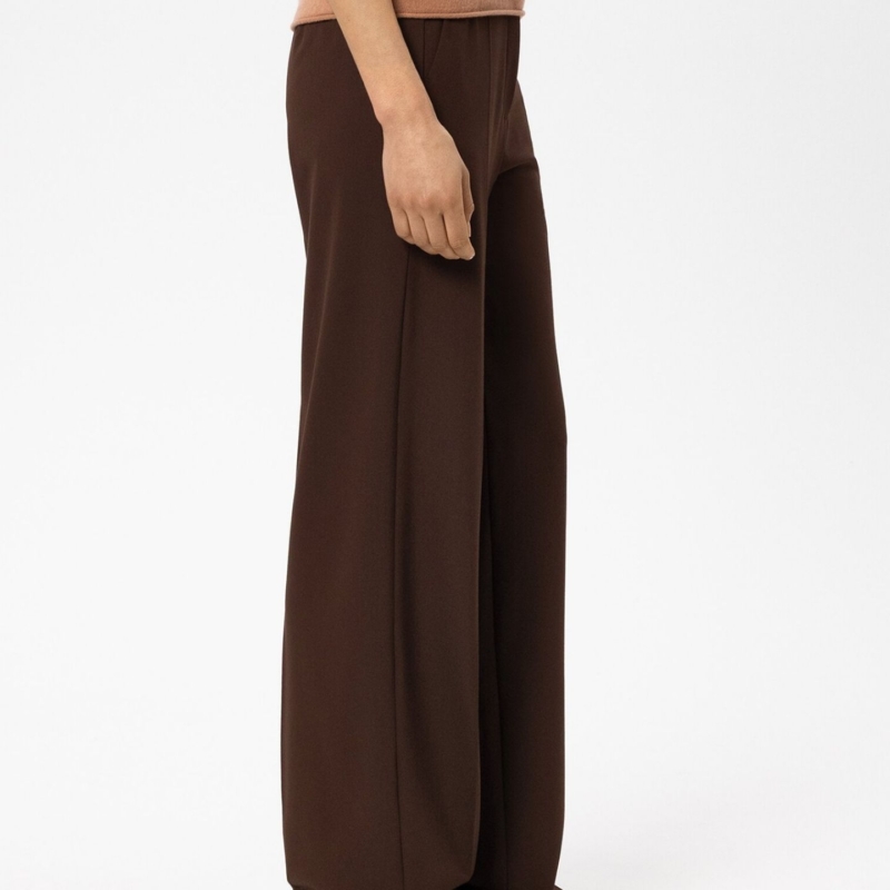 Wideleg-Pants mit Bundfalten