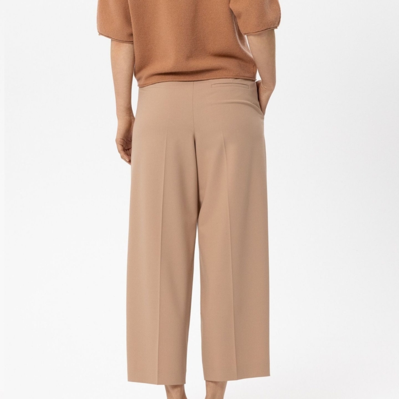 Tapered-Pants mit Bundfalten