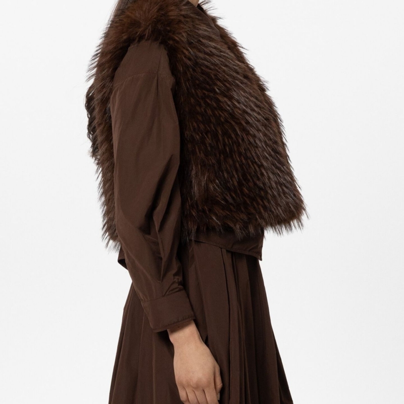 Boho-Weste in Fell-Optik