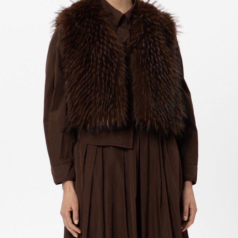 Boho-Weste in Fell-Optik