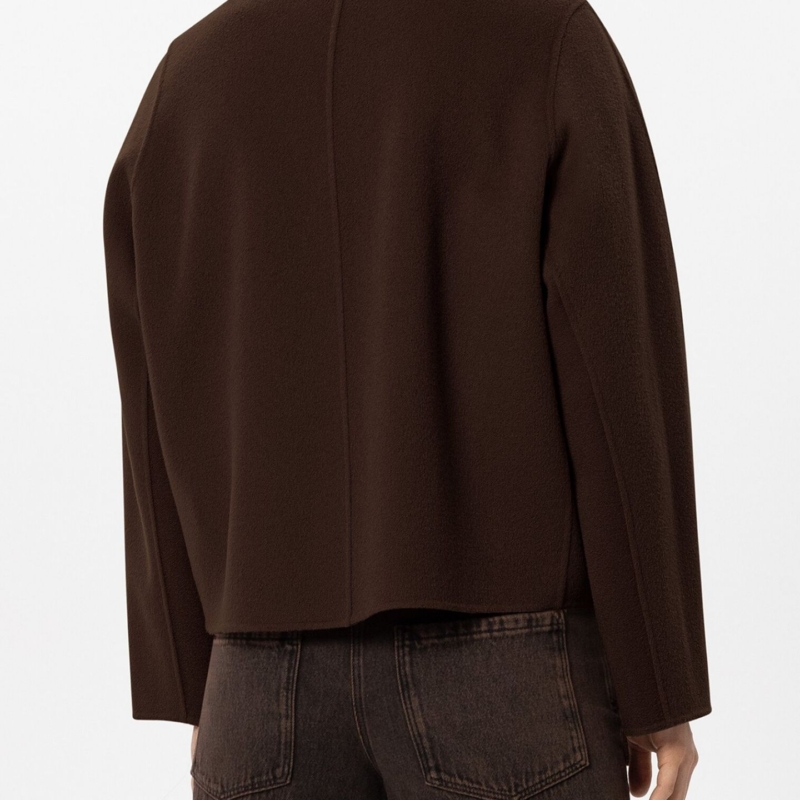 Doubleface-Jacke mit Schal