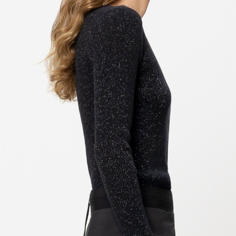 Pullover mit Effektgarn