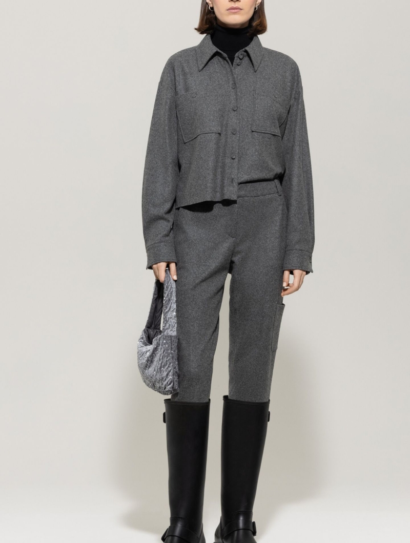 Tapered-Flanell-Joggpants 