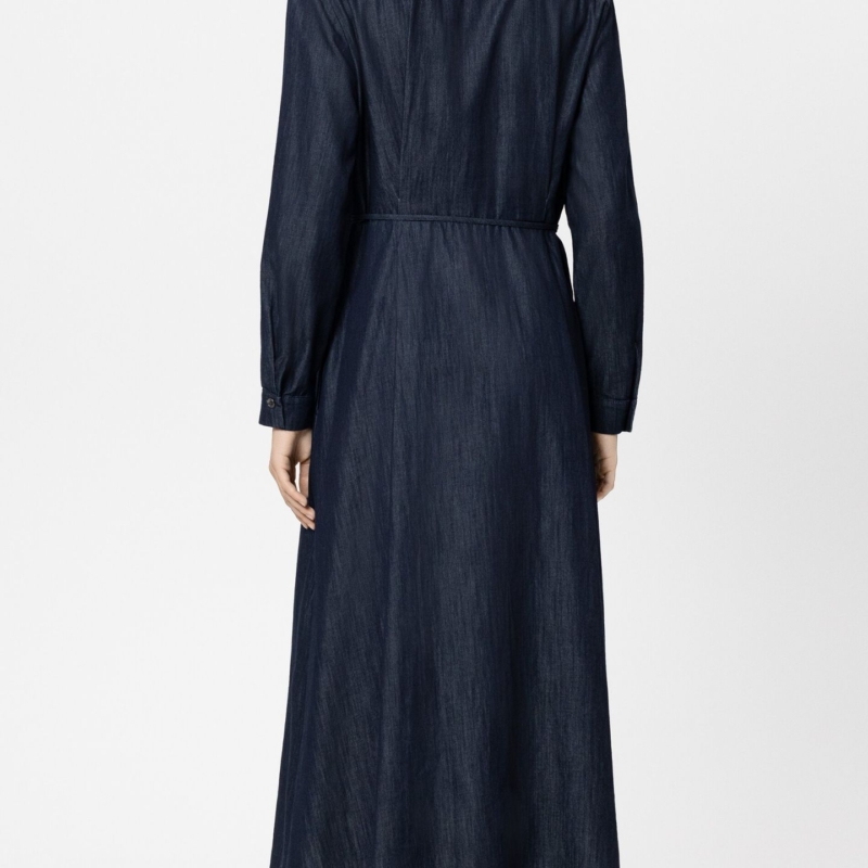 Denim-Maxi-Kleid