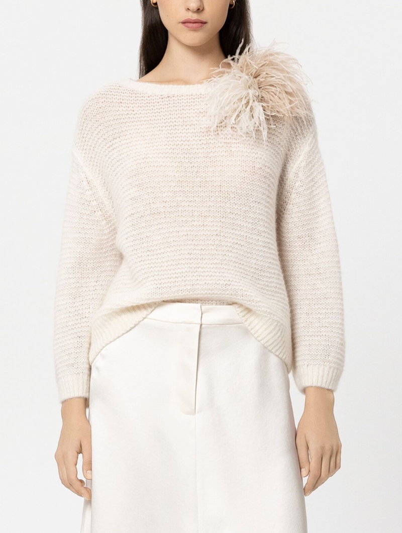 Pullover in Links-Struktur 